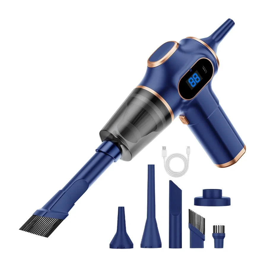 Wireless Car Vacuum Cleaner – Portable Cordless Auto Interior Cleaner