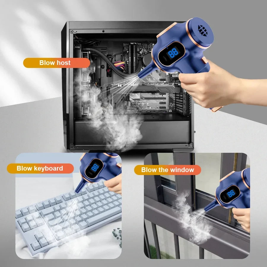 Wireless Car Vacuum Cleaner – Portable Cordless Auto Interior Cleaner