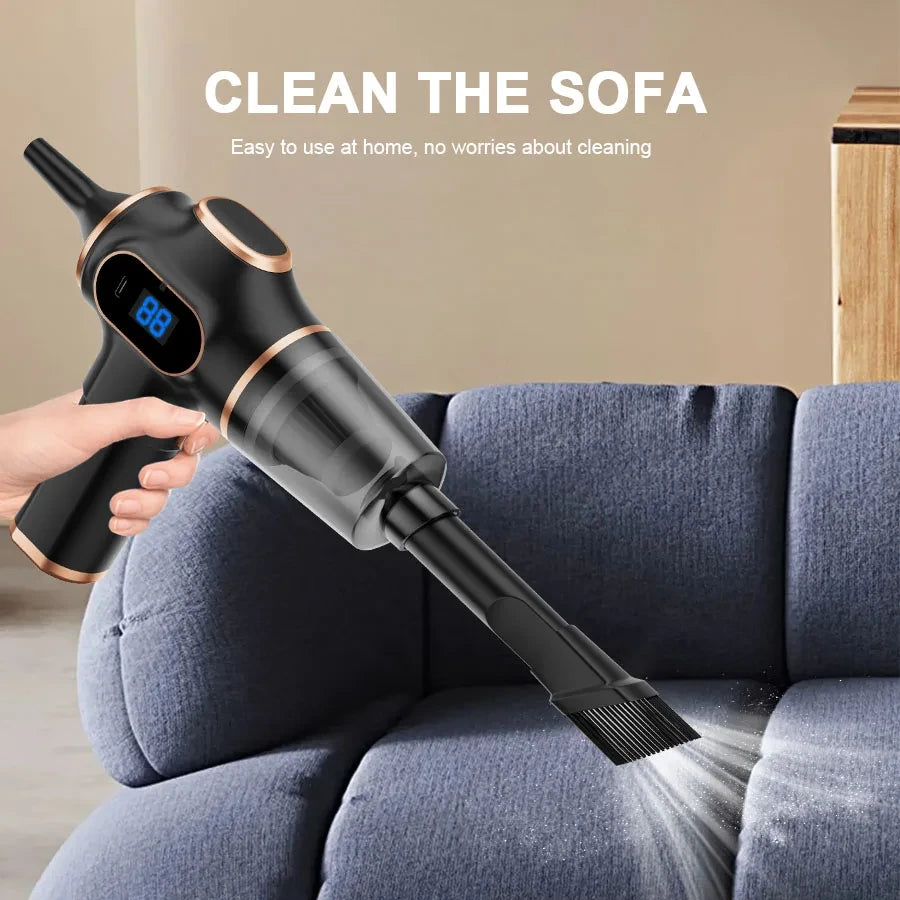 Wireless Car Vacuum Cleaner – Portable Cordless Auto Interior Cleaner