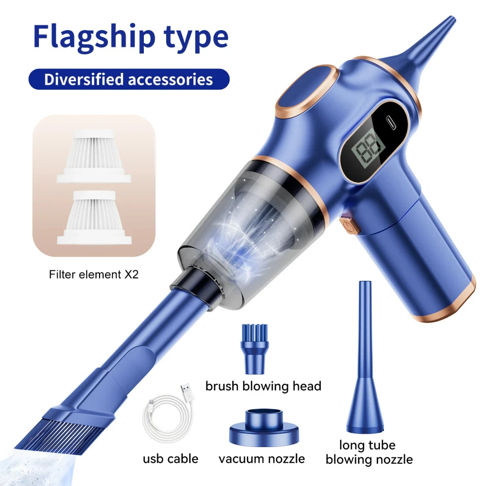 Wireless Car Vacuum Cleaner – Portable Cordless Auto Interior Cleaner