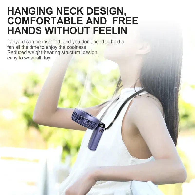Portable Handheld Folding Fan – Foldable Personal Fan with Adjustable Speed