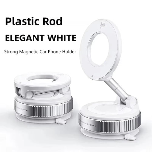 Magnetic Foldable Car Phone Holder – 360° Adjustable Dashboard & Vent Mount
